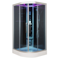 Platinum DZ905L Corner Steam Shower-Blue Glass