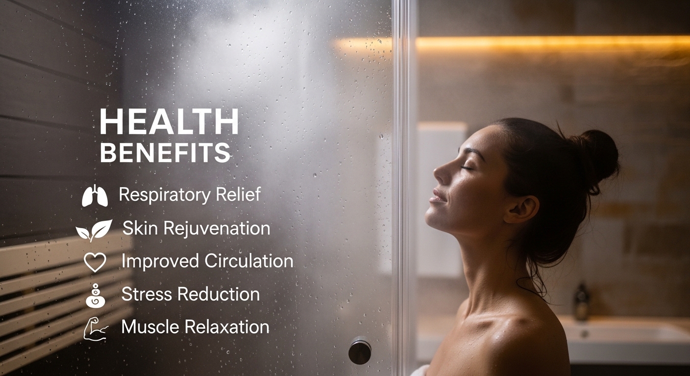 Steam Shower Chromotherapy Color Therapy in Your Bathroom